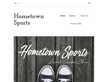 Tablet Screenshot of hometownsports.biz